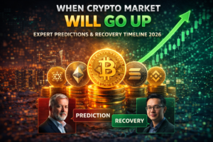 Read more about the article When Crypto Market Will Go Up : Expert Predictions & Recovery Timeline 2026