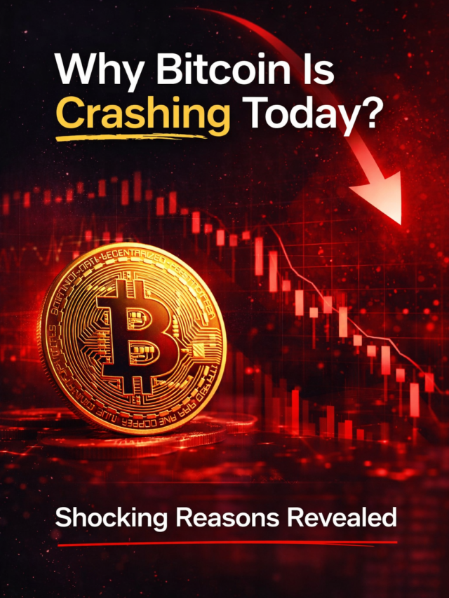 Why Bitcoin Is Crashing Today? Shocking Reasons Explained