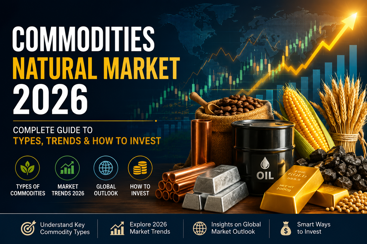 You are currently viewing Commodities Natural Market 2026: Complete Guide to Types, Trends & How to Invest